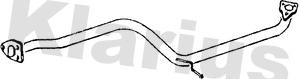 Klarius 142861 - Exhaust Pipe car-mod.net
