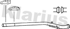 Klarius 150031 - Exhaust Pipe car-mod.net