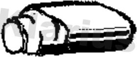 Klarius 110694 - Exhaust Tip car-mod.net