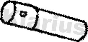 Klarius 110201 - Exhaust Pipe car-mod.net