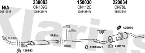 Klarius 180237E - Exhaust System car-mod.net