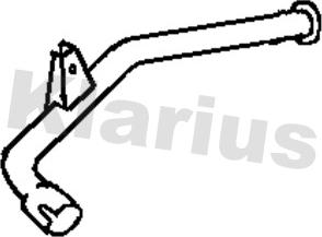 Klarius 120475 - Exhaust Pipe car-mod.net