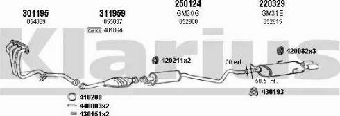 Klarius 390413E - Exhaust System car-mod.net