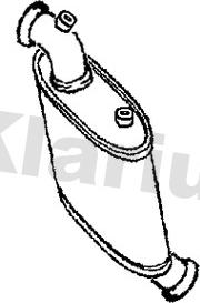 Klarius 390570 - Soot / Particulate Filter, exhaust system car-mod.net