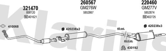 Klarius 390842E - Exhaust System car-mod.net
