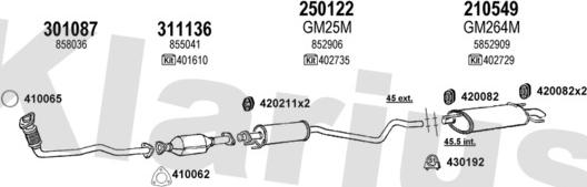 Klarius 390888E - Exhaust System car-mod.net