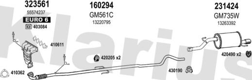 Klarius 391931E - Exhaust System car-mod.net