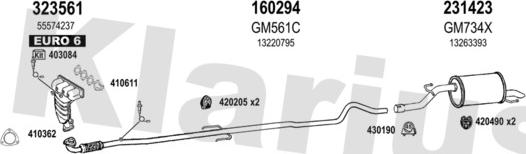 Klarius 391932E - Exhaust System car-mod.net