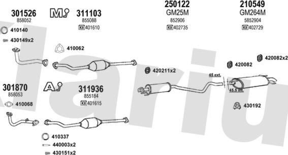 Klarius 391130E - Exhaust System car-mod.net