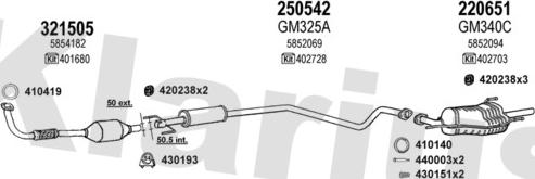 Klarius 391230E - Exhaust System car-mod.net