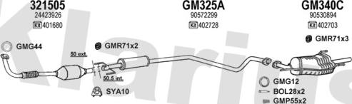 Klarius 391230U - Exhaust System car-mod.net