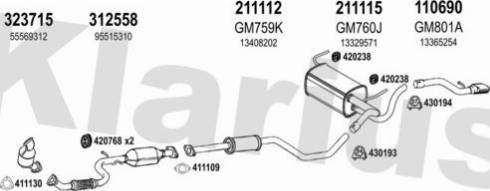 Klarius 392018E - Exhaust System car-mod.net
