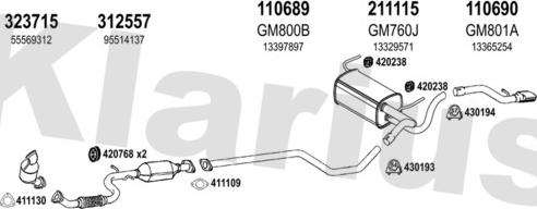 Klarius 392017E - Exhaust System car-mod.net