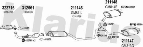 Klarius 392024E - Exhaust System car-mod.net