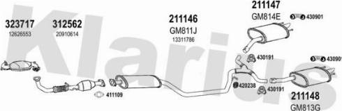 Klarius 392025E - Exhaust System car-mod.net