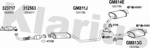 Klarius 392026U - Exhaust System car-mod.net