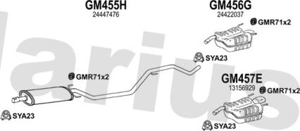 Klarius 392269U - Exhaust System car-mod.net