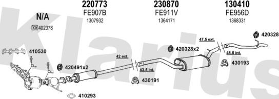 Klarius 361937E - Exhaust System car-mod.net