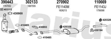 Klarius 362203E - Exhaust System car-mod.net