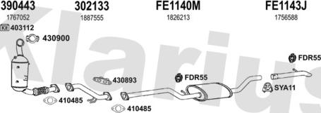 Klarius 362203U - Exhaust System car-mod.net