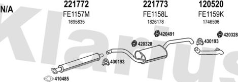 Klarius 362226E - Exhaust System car-mod.net