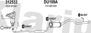 Klarius 300106U - Exhaust System car-mod.net