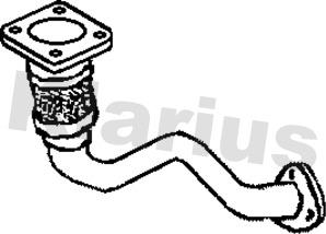 Klarius 301918 - Exhaust Pipe car-mod.net