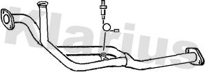 Klarius 301665 - Exhaust Pipe car-mod.net