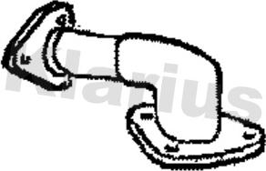 Klarius 301333 - Exhaust Pipe car-mod.net