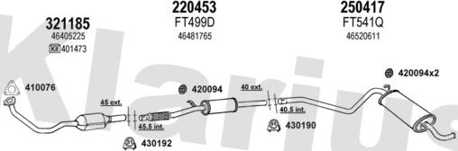 Klarius 330436E - Exhaust System car-mod.net