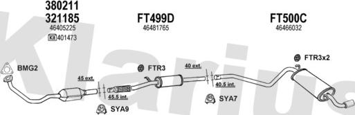 Klarius 330371U - Exhaust System car-mod.net