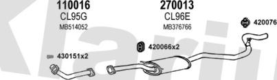 Klarius 210065E - Exhaust System car-mod.net