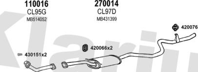 Klarius 210066E - Exhaust System car-mod.net