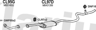 Klarius 210066U - Exhaust System car-mod.net