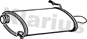 Klarius 210176 - End Silencer car-mod.net