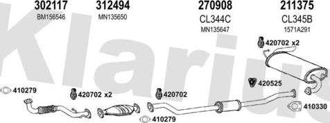 Klarius 210300E - Exhaust System car-mod.net