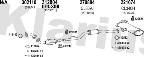 Klarius 210316E - Exhaust System car-mod.net