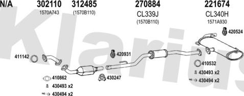 Klarius 210297E - Exhaust System car-mod.net