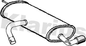 Klarius 211330 - End Silencer car-mod.net