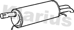 Klarius 220591 - End Silencer car-mod.net