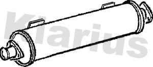Klarius 220685 - Middle Silencer car-mod.net
