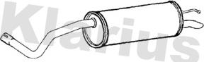 Klarius 221657 - End Silencer car-mod.net