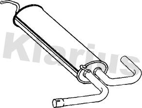 Klarius 221868 - Middle Silencer car-mod.net