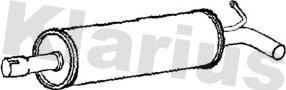 Klarius 221800 - Middle Silencer car-mod.net