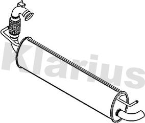 Klarius 221726 - End Silencer car-mod.net