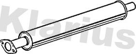 Klarius 221772 - Front Silencer car-mod.net
