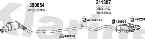 Klarius 790611E - Exhaust System car-mod.net