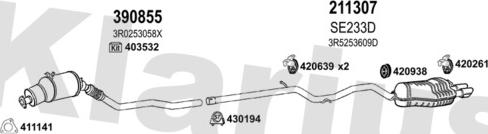 Klarius 790612E - Exhaust System car-mod.net