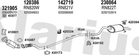Klarius 720944E - Exhaust System car-mod.net