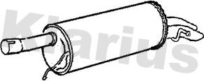Klarius VW550C - End Silencer car-mod.net